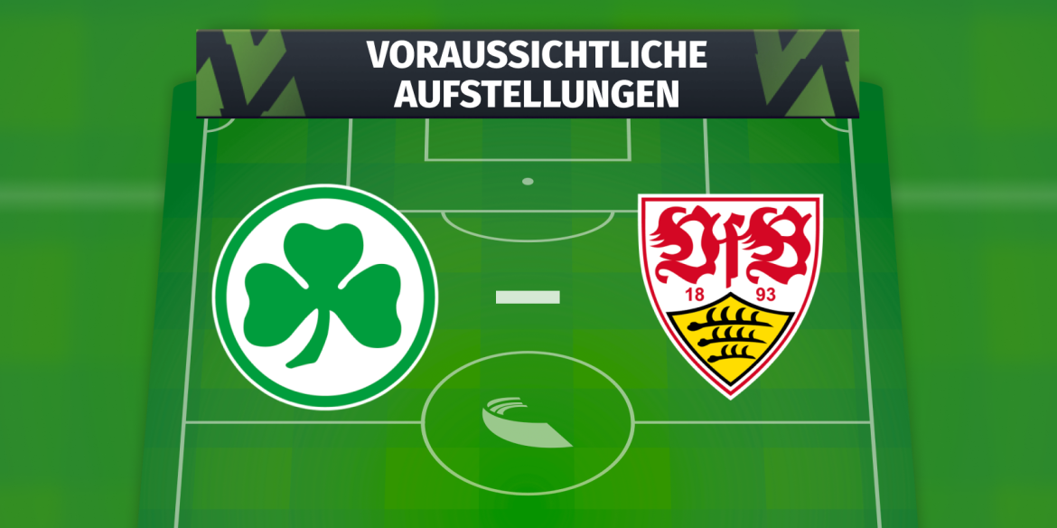 SpVgg Greuther Fürth – VfB Stuttgart: Die voraussichtlichen Aufstellungen